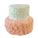 Romantic Floral Wedding Cake