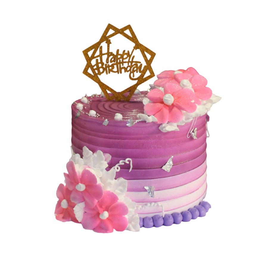 Orchid Birthday Cake