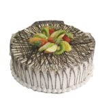 Decorated Fruit Birthday Cake