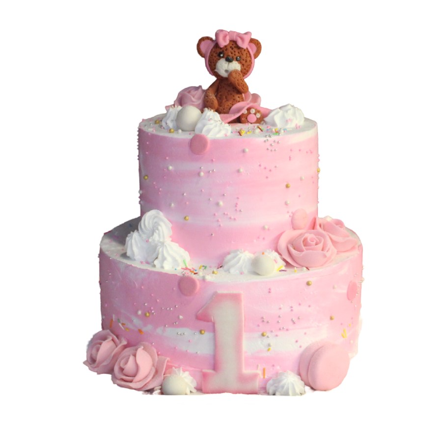 Teddy Bear Birthday Cake For Girls