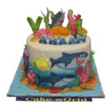 Ocean Theme Kids Birthday Cake