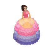 Barbie Doll Birthday Cake For Girls
