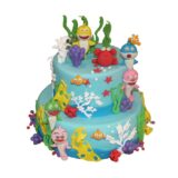 Sea Theme Kids Birthday Cake