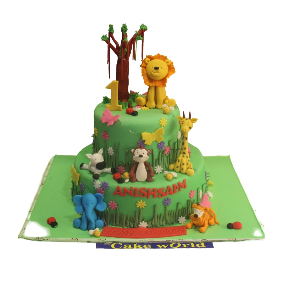 Adventure Theme Kids Birthday Cake